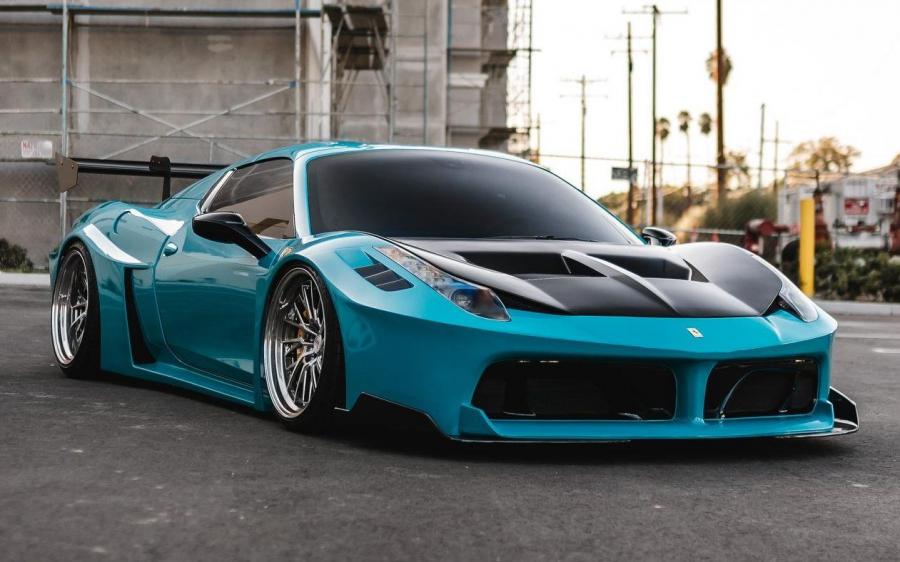 Ferrari 458 Spider by Liberty Walk & Impressive Wrap '2019